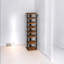 8 Pair Shoe Rack Narrow Industrial Rustic Brown Hallway Living Room Furniture