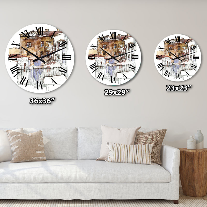 Horloge murale très grande, Moyen