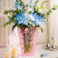 Vases de table en verre rose Pyramid