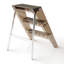 Home Folding Ladder Frame Indoor (Brown)Multi-Functional Thick Folding Ladder Stool Simple Creative Anti-Slip Plastic Edge Table Ladder Frame-121381919