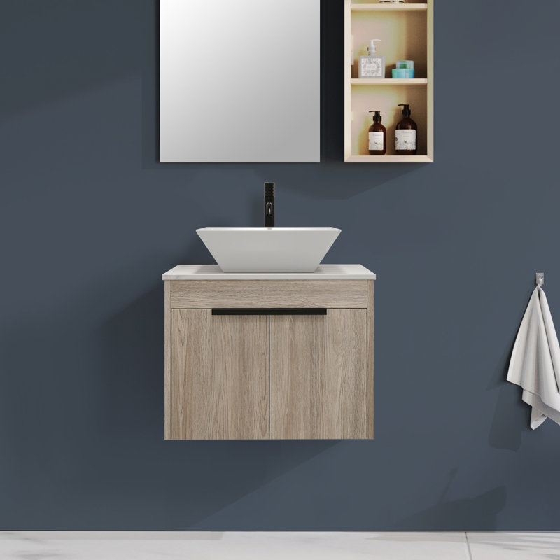  Meuble-lavabo mural avec lavabo, 24"