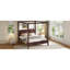 Grand lit plateforme à baldaquin en bois avec tête de lit et pieds de support, noyer-129378794-129378796