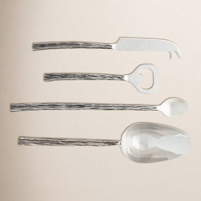 Frazier Stainless Steel Hostess Set