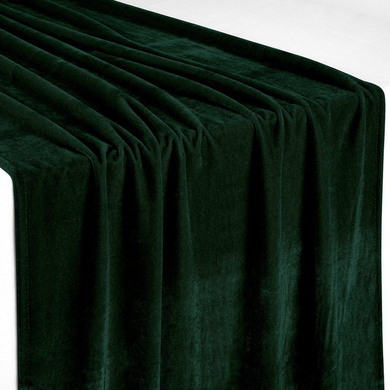 Chemin de table rectangulaire Thurstone, 120 po x 20 po, Vert émeraude