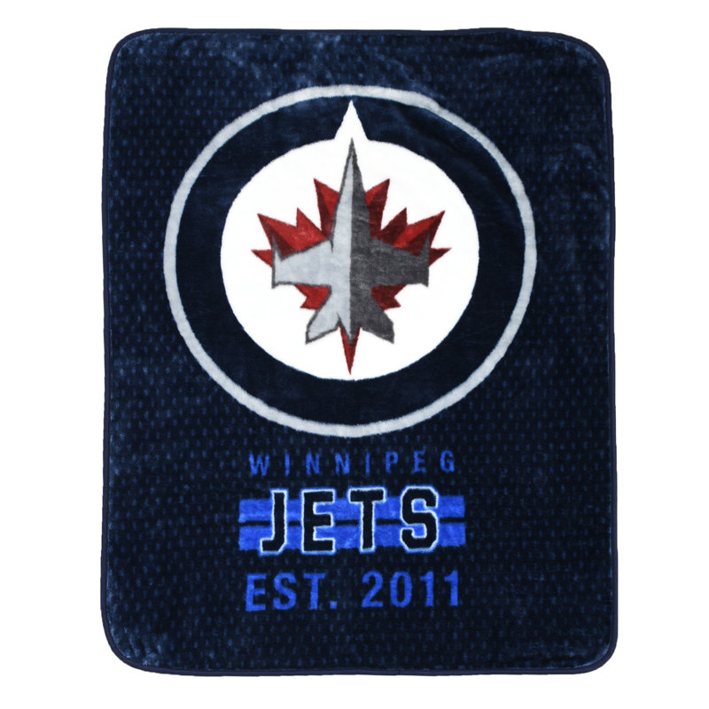 Jeté en polyester NHL Winnipeg Jets