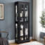 Vitrine lumineuse en verre, armoire de rangement pour le salon, cuisine