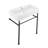 Claire 30" Ceramic Console Sink White Basin-1432270713