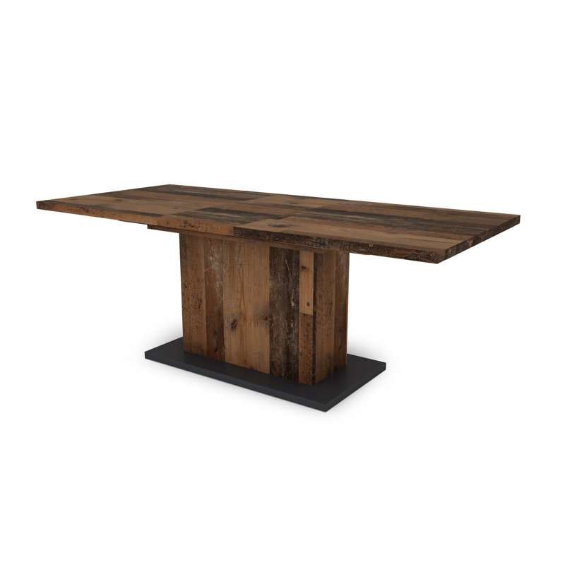 Murchison Extendable Dining Table, H75 x L160 x W90cm, Dark Brown