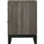 Table de chevet 2 tiroirs Grey Oak