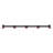 Brideau Steel Wall 5 - Hook Wall Mounted Coat Rack