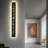2 Pack 48In Long Outdoor Porch Lights 3000K Dimmable LED Exterior Wall Mount Lighting Linear Exterior Wall Sconce For Patio Garage Balcony, 5.1In Wide, Suitable For US Standard Junction Box-445450149-445450151