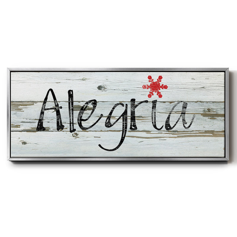 Toile encadrée Alegria