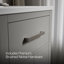 Kresla Meuble-lavabo de salle de bain avec lavabo et comptoir en quartz-93330243