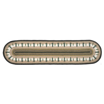  Tapis rustique en jute tressé à motif rustique