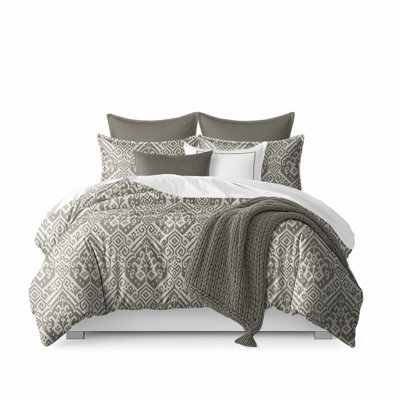 Briarwood Cocoa Comforter & 2 Shams Set California King