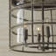 Lustre tambour 4 lumières Colby