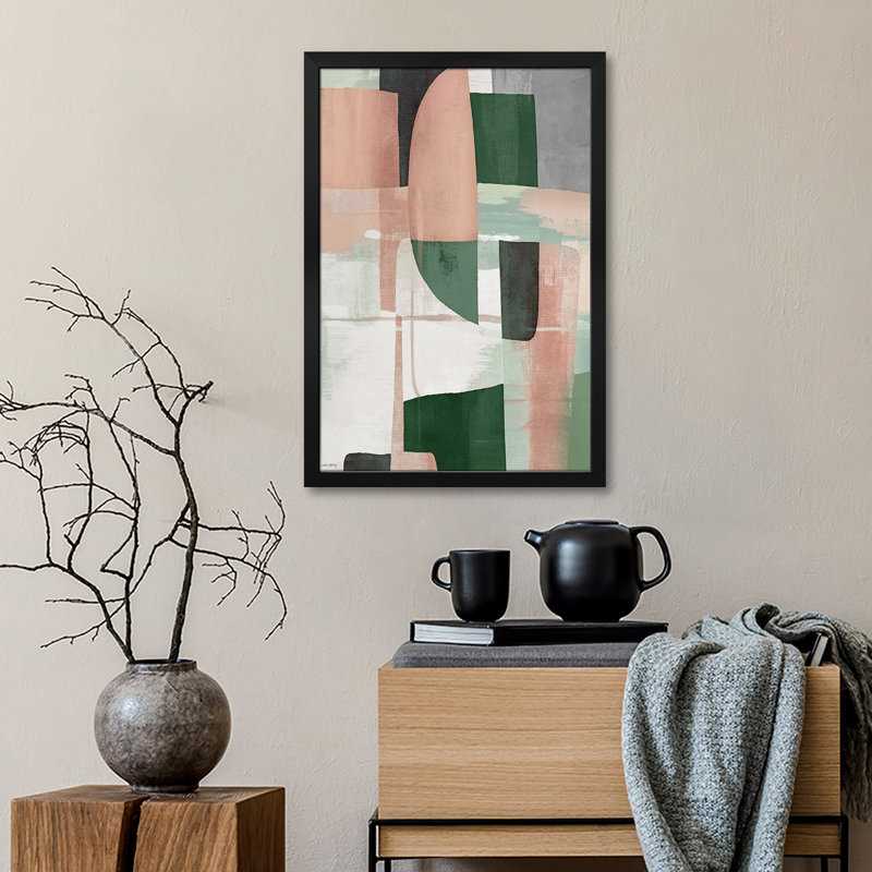 Courbes - reproduction d'art mural - affiche de galerie, H 24 po x l 16 po