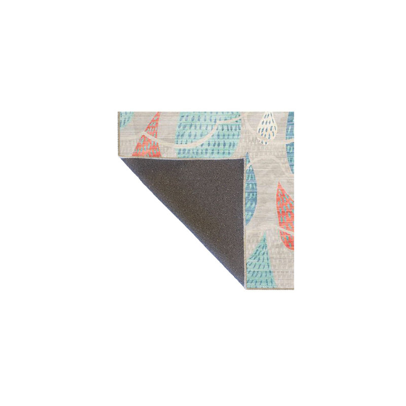 Tapis lavable à la machine Raindrop, Sous-tapis carré 3 pi 3 po inclus