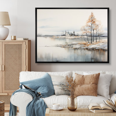 «Modern Scandinavian Scenery Silence» sur impression sur toile
