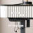 Standing desk with built-in outlet, glass top-402262798-402203776