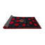 Tapis traditionnel rouge / noir-1098074261