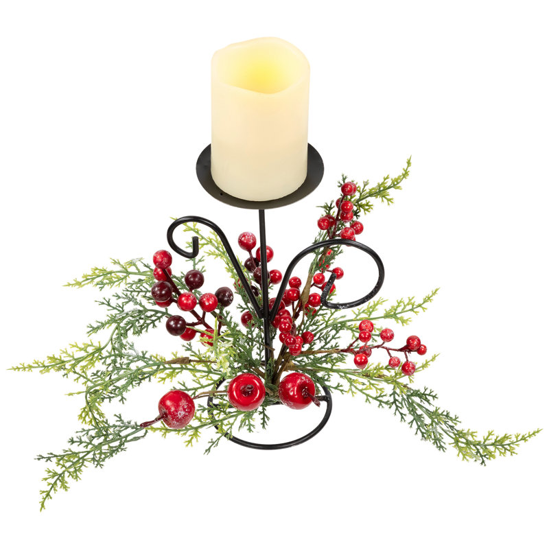 10'' H Metal Tabletop Candle Accessories
