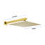 Pomme de douche murale 12 pouces-114229176