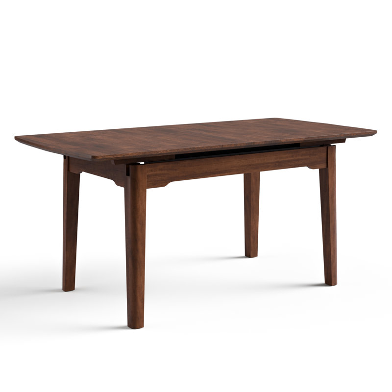 Rozella Expandable 64" Solid Wood Dining Table