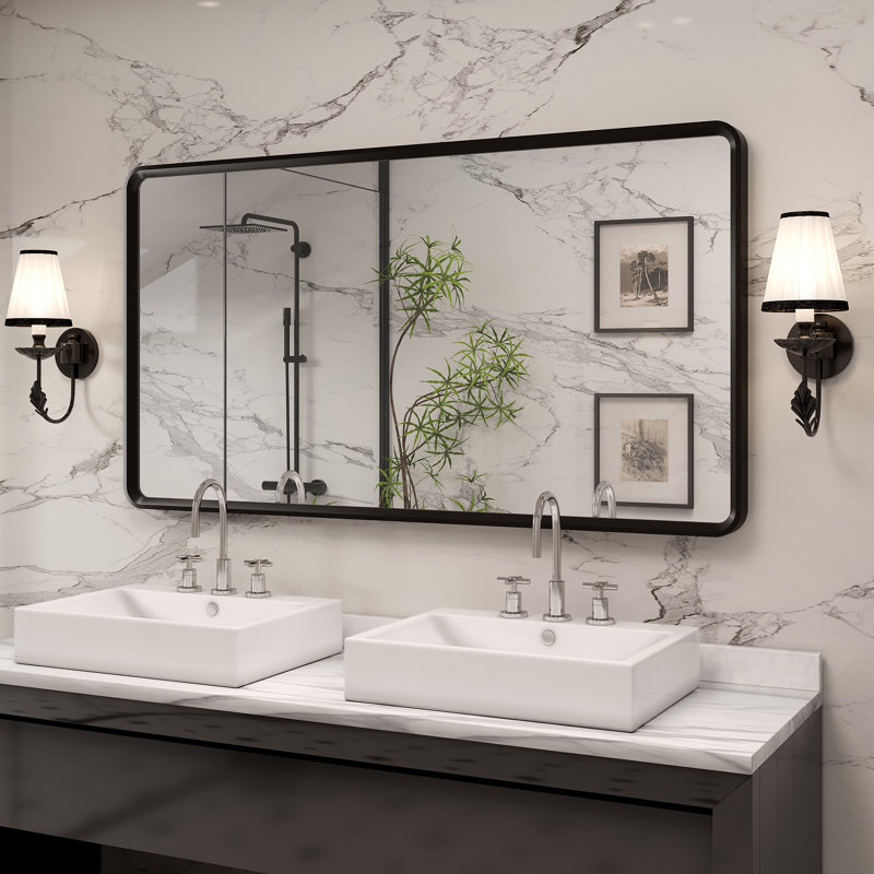 Miroir de meuble-lavabo mural Molly, 55 po x 30 po