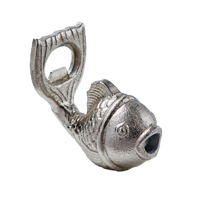 Fish Bottle Opener Silver Aluminum Everyday
