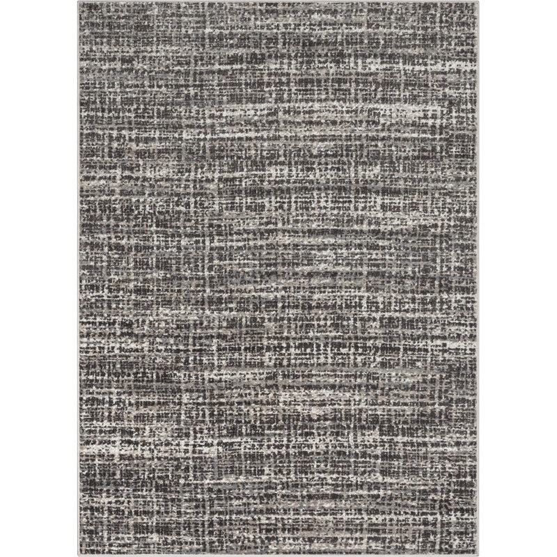 Well Woven Verity Zia Abstract Modern Grey Area Rug, Rectangle 120 x 160 cm