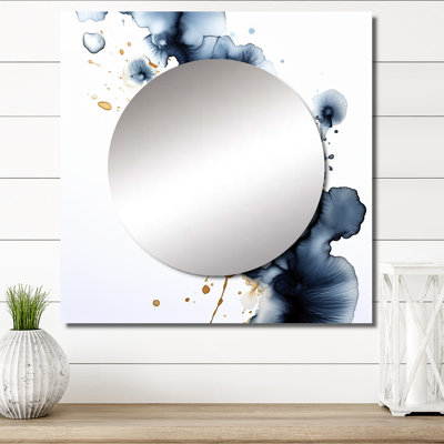 Makeitha - Miroir abstrait mural pour chambre à coucher