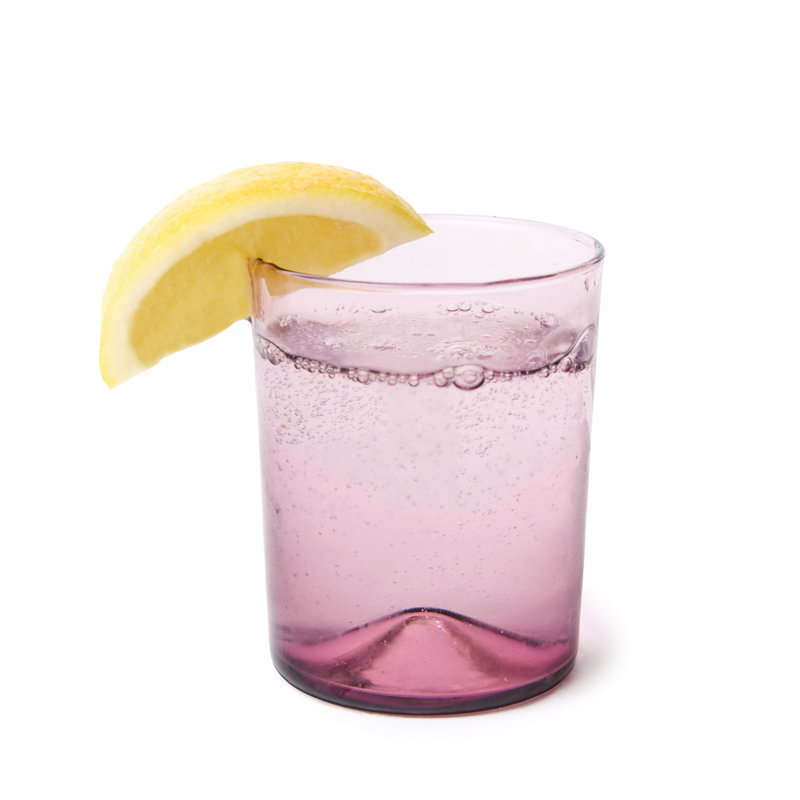 Verona Drinking Glass, Rose