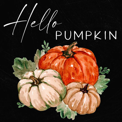 Hello Pumpkin - reproduction sur toile tendue
