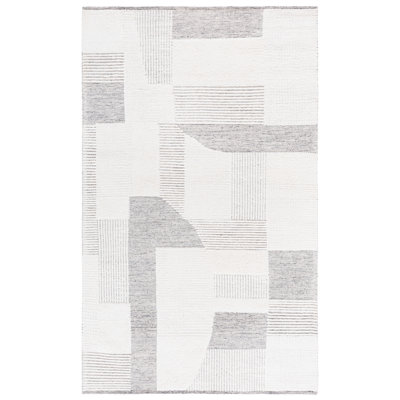 Natura 506 80% laine tissée à la main; Tapis à motifs géométriques 20% coton
