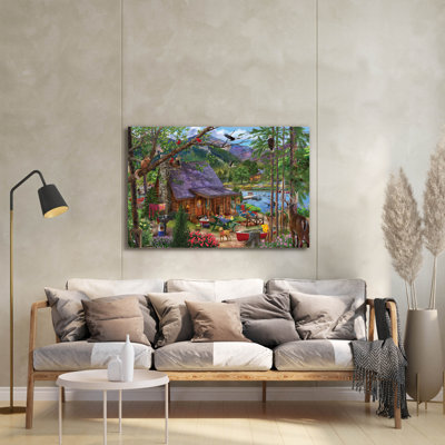 «Our Summer Place» par Bigelow, illustrations sur verre acrylique