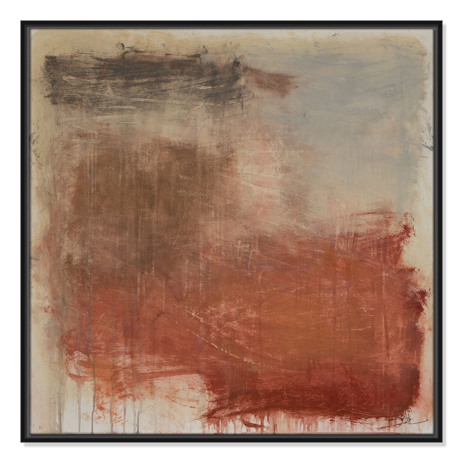 Colin "Autumn Over The Riviera" Print, 31.5" H x 31.5" W, Black
