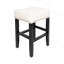 Tabouret de comptoir 26 po en cuir sans dossier (ensemble de 2)-767947904