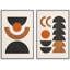 Art moderne bohème de style abstrait Mid-Century-98109721-98109719