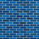 Carreau de mosaïque en verre à bord droit pour piscine 1 "x 3"