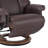 Theodora Recliner With Footrest - Brown-1952337387