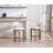 Modern Upholstered Solid Wood Bar Stool With Comfortable Backrest,Counter Stool With Sheet Metal Upholstery And Fixing Set Of 2-28739820