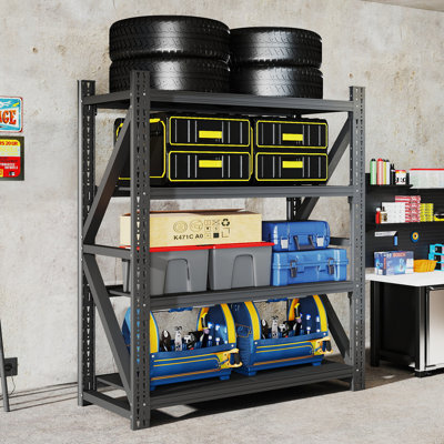 Tablettes de garage réglables robustes en métal
