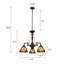 Lustre à 3 lumières Kasson-944412105