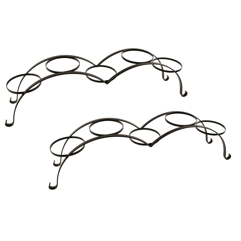 7136-3-S S / 2 support à fleurs pour plantes de 6,5 po, ensemble de deux.