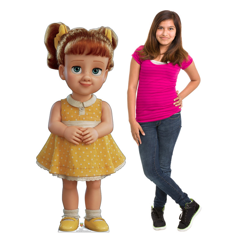 59'' Yellow Polka Dot Dress Gabby Gabby Cardboard Stand-Up