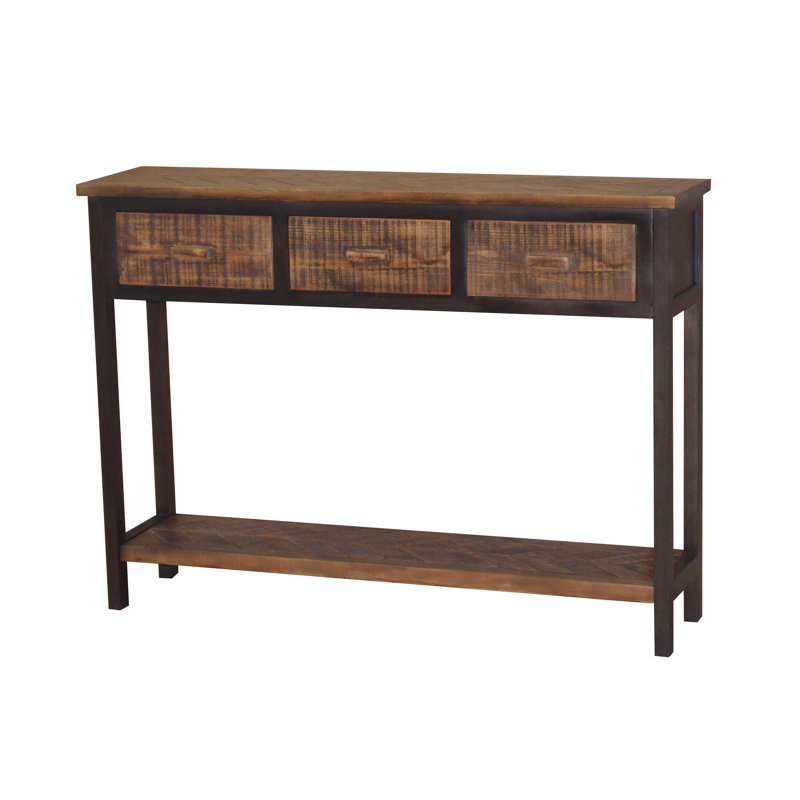 Table Console Wovenwood, Espresso / Brown