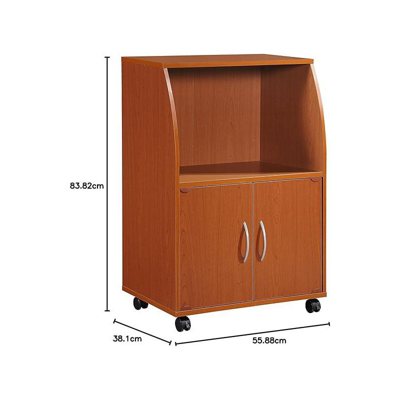 Mikhel Wood Kitchen Island, Cherry