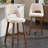 Mid-Century Modern Armless Upholstered Counter Stool-1760559325