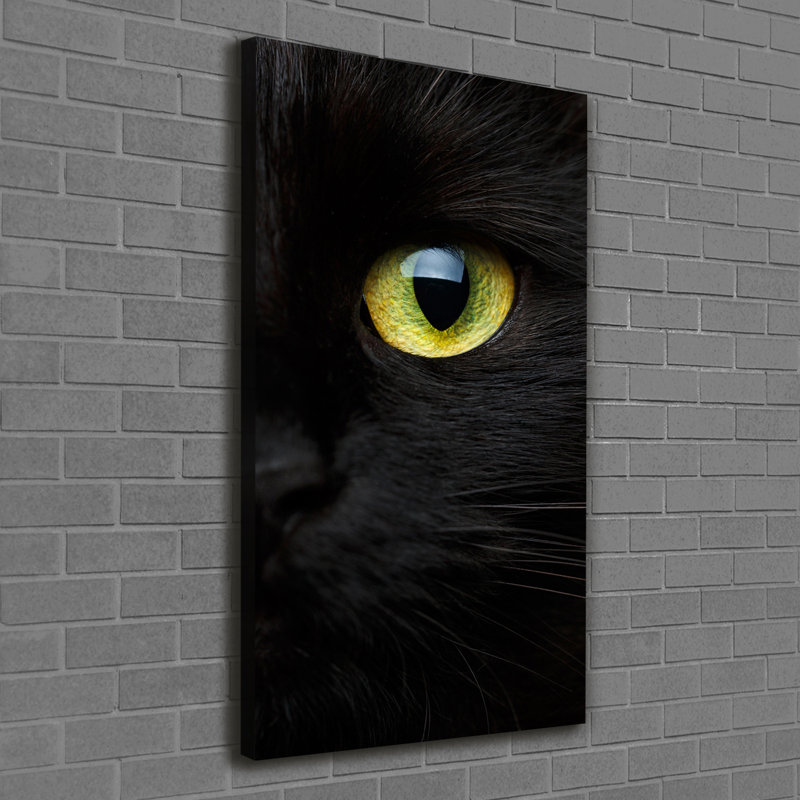 Cat's Eyes - Wrapped Canvas Print
